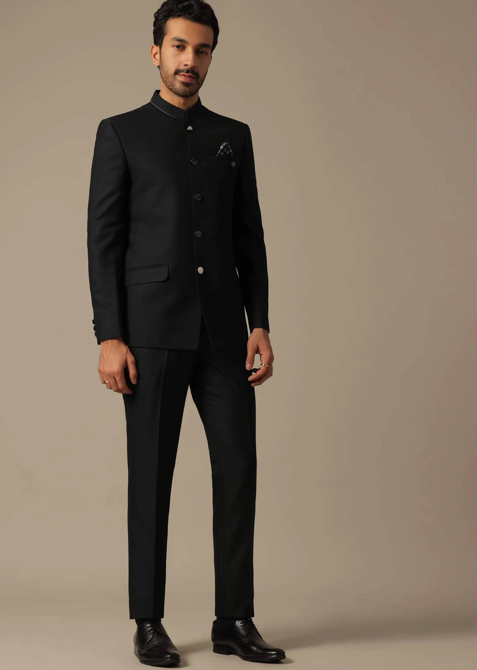 Jodhpuri Suit in Black