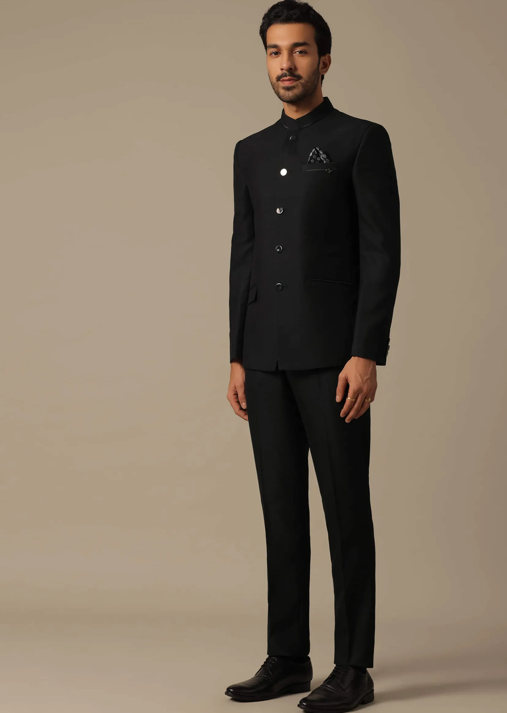 Jodhpuri Suit in Black