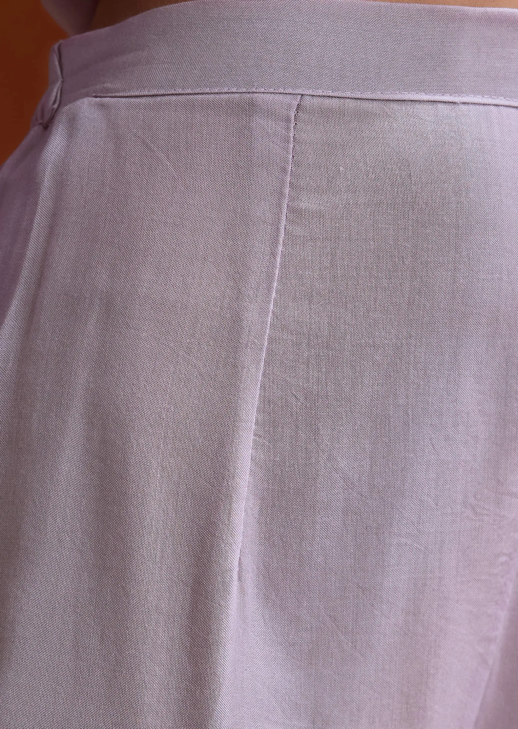 Lavender Chinon Anarkali Suit With Beads And Stone Work