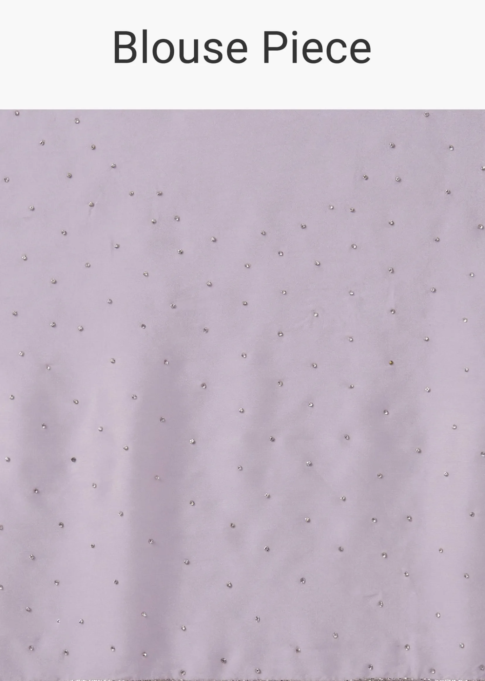 Lavender Purple Sequins Saree With An Embellished Border