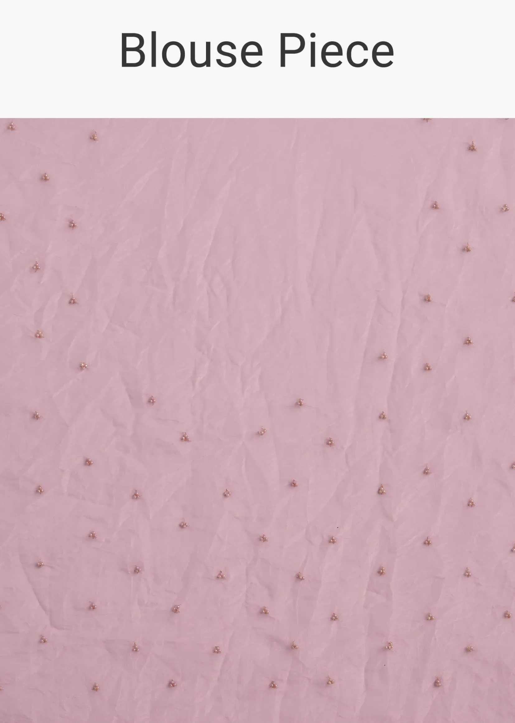 Light Pink Tissue Embroidered Saree With Cutwork Scallop Border