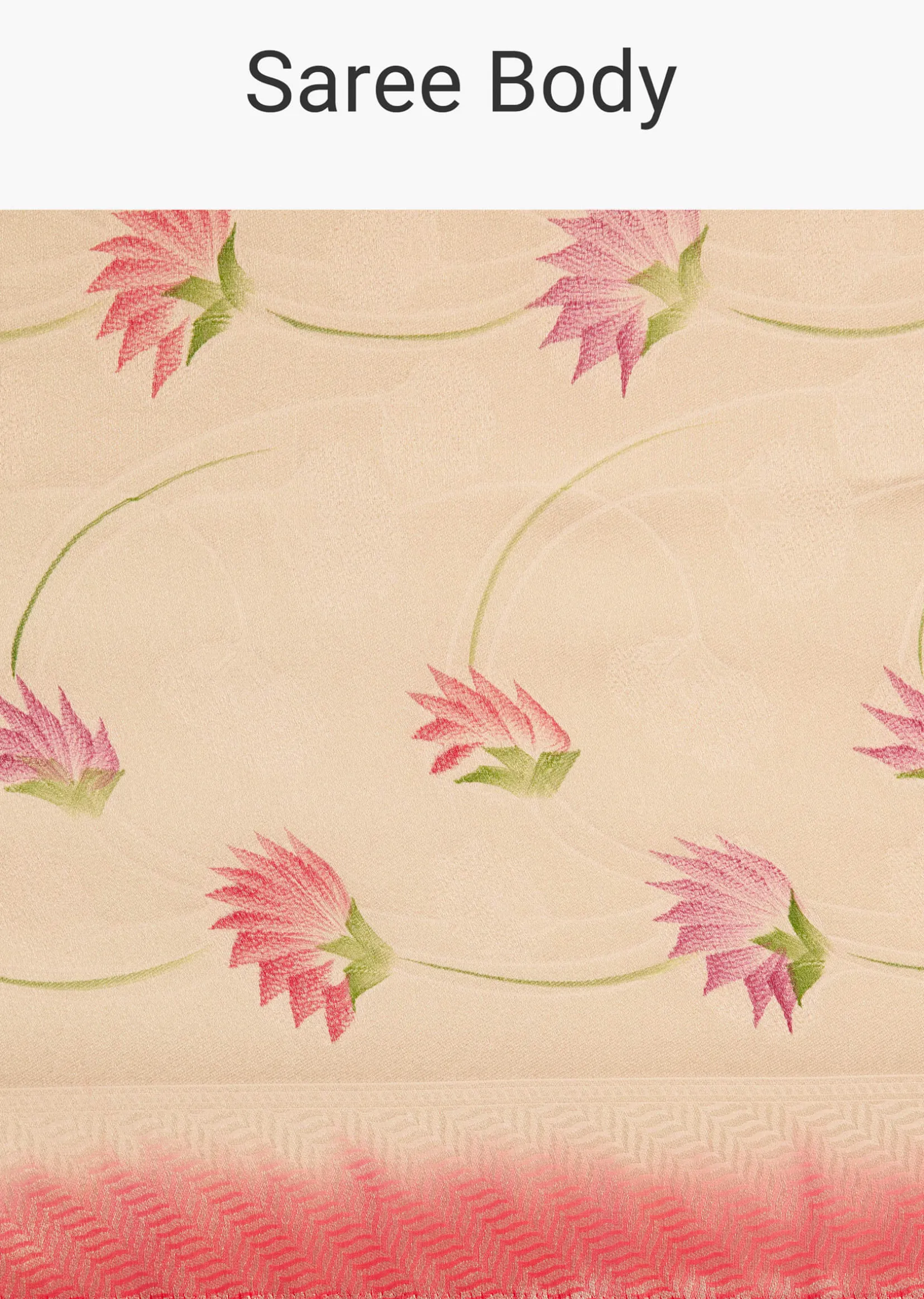 Off White Banarasi Silk Saree With Woven Contrast Red Border