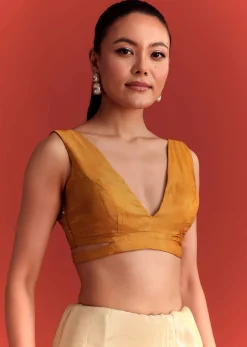 Off White Tissue Saree With Cutdana And Stone Work