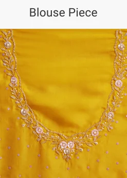 Off White Tissue Saree With Cutdana And Stone Work