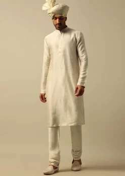 Opulent Gold Embroidered Sherwani Set