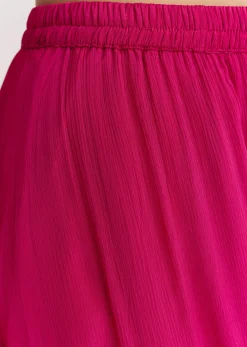 Pink Chinon Zardosi Threadwork Kaftan Kurta Set