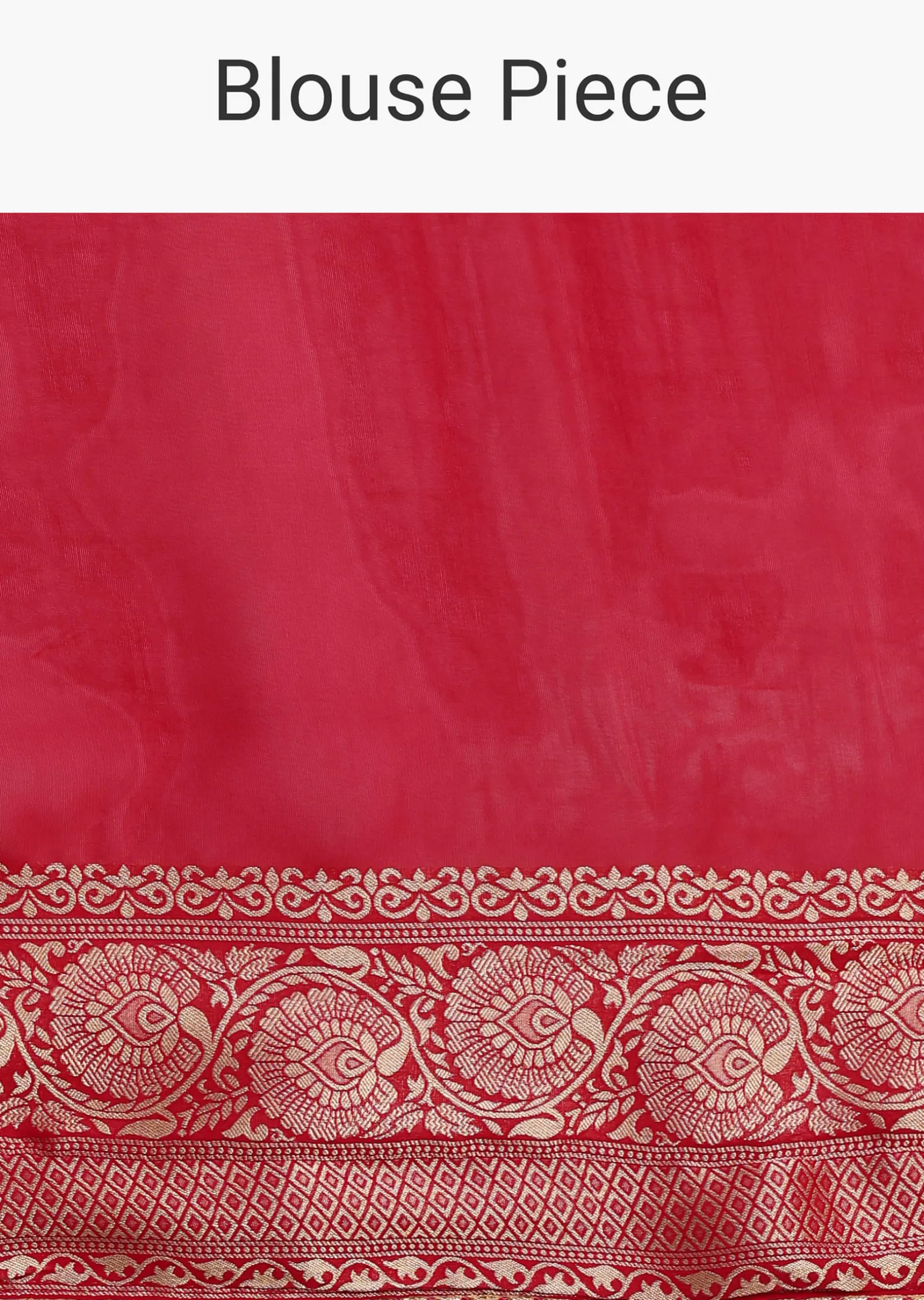 Pink Khaddi Georgette Woven Saree With Gotta Patti Border