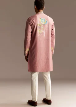 Pink Mirror Kurta Set