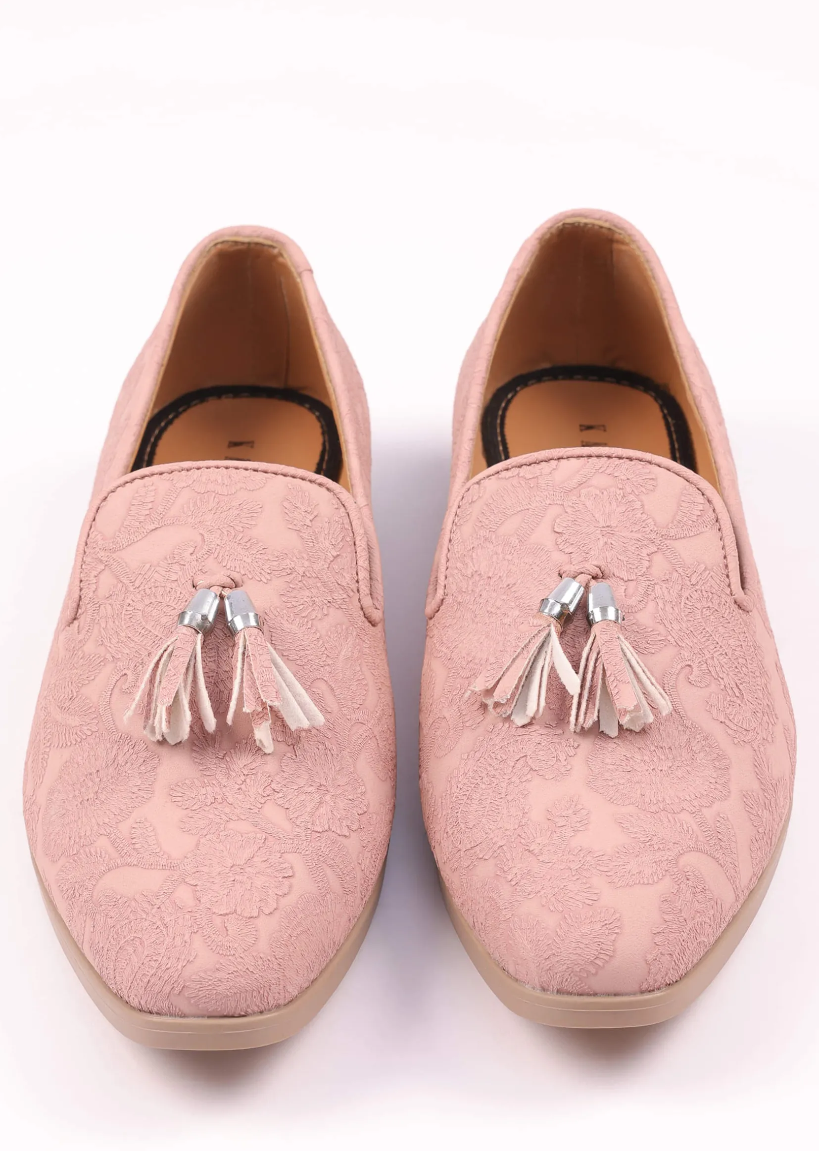 Pink Vegan Leather Tassel Jutti