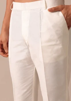 Purple Muslin Silk Kurta And Pant Set