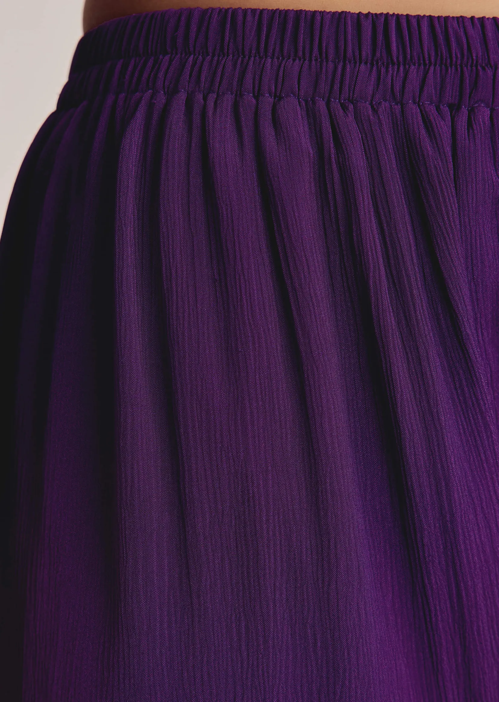 Purple Organza Embroidered Kurta Set With Dupatta
