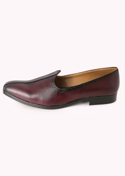 Purple Shaded Juttis with Block Heels