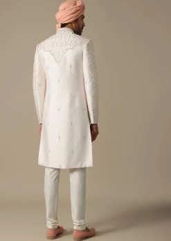 Regal Pink Grooms Sherwani Set