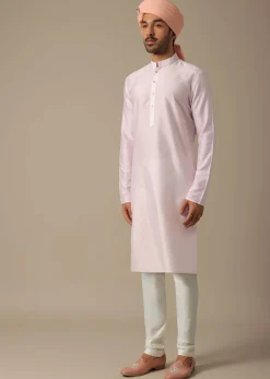 Regal Pink Grooms Sherwani Set