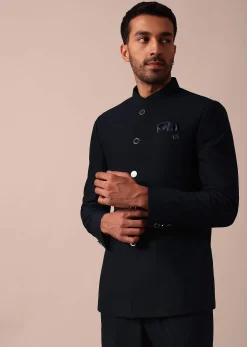 Royal Blue Bandhgala Jodhpuri Suit