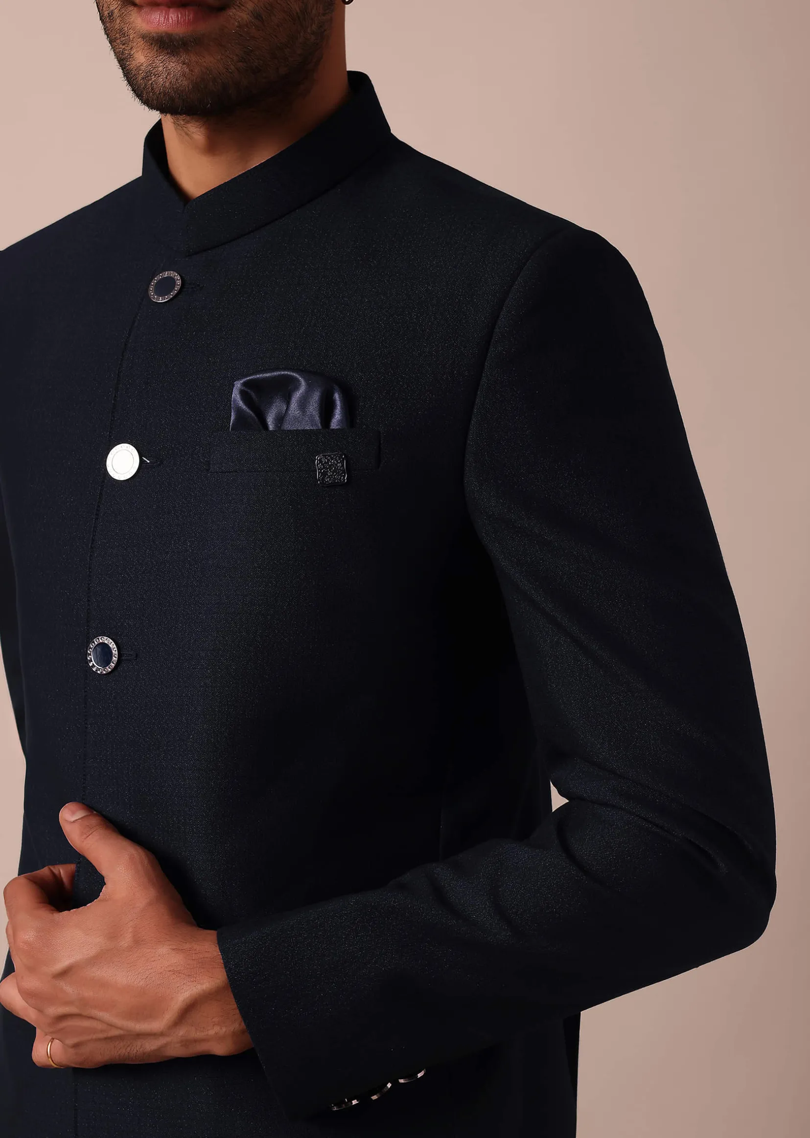Royal Blue Bandhgala Jodhpuri Suit
