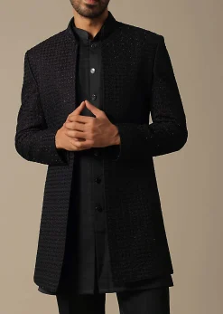 Royal Purple Radiance Sherwani Set
