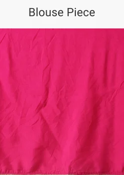 Ski Patrol Red Woven Ombre Saree In Organza