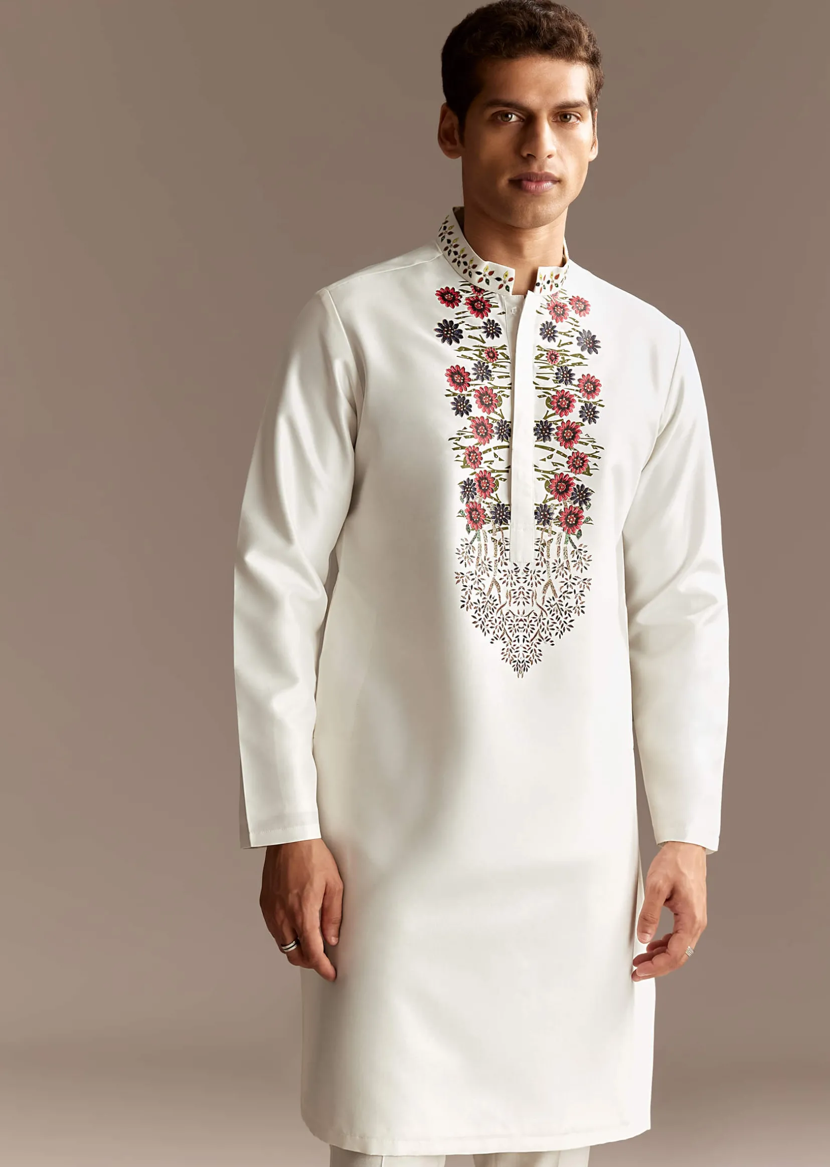 Sunshine Yellow Cutwork Kurta Jacket Set