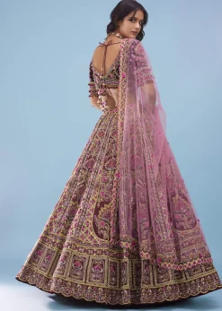 Tara Sutaria Blood Red Florid Lehenga Set - Noor 2022 Highlights Kalki Bridal Couture