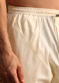 Yellow Butti Work Kurta And Pyjama